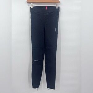 SPANX BY SARA BLAKLEY‎ DISTRESSED ANKLE RAW HEM JEGGINGS XS
